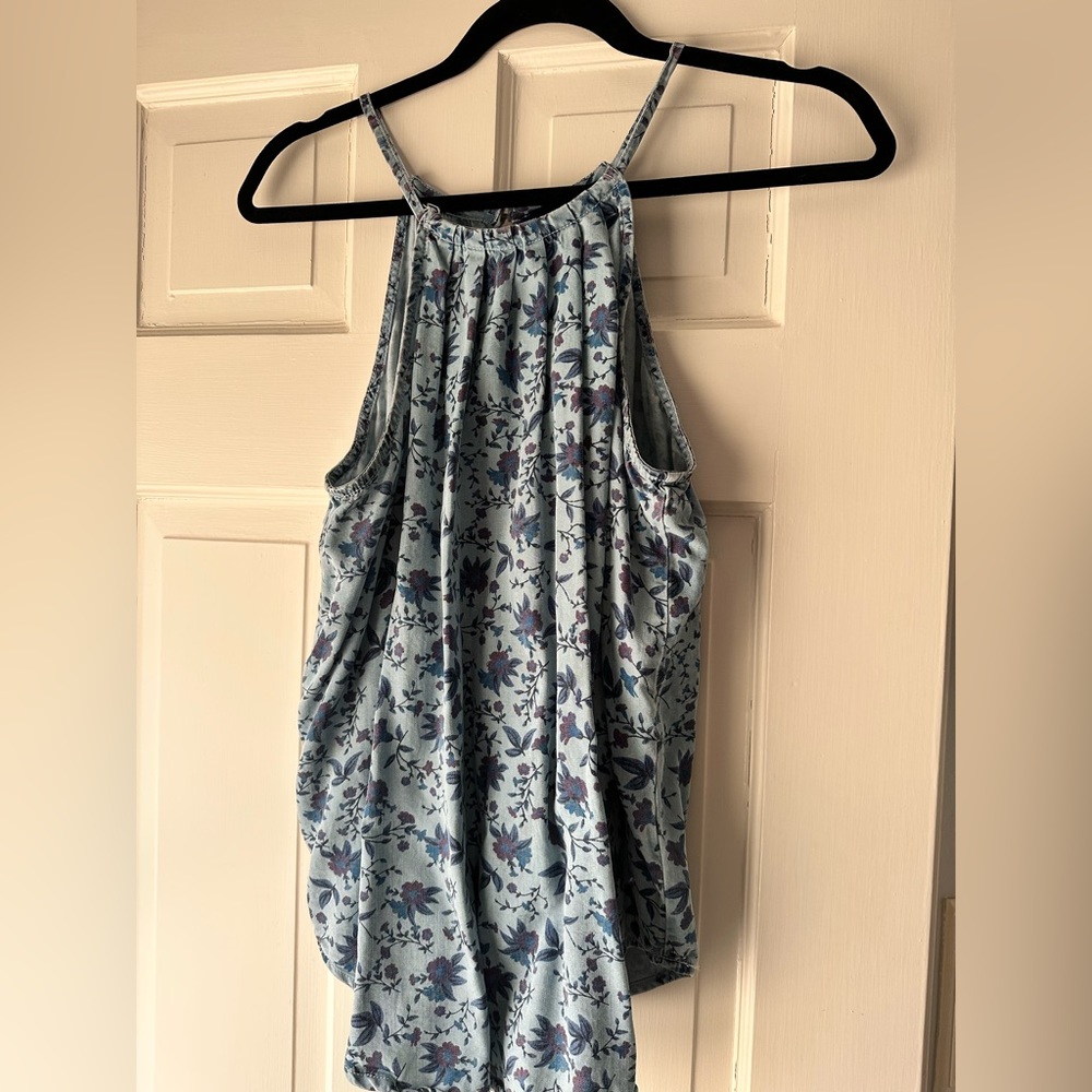 Blue Rain blue halter top 
Size medium